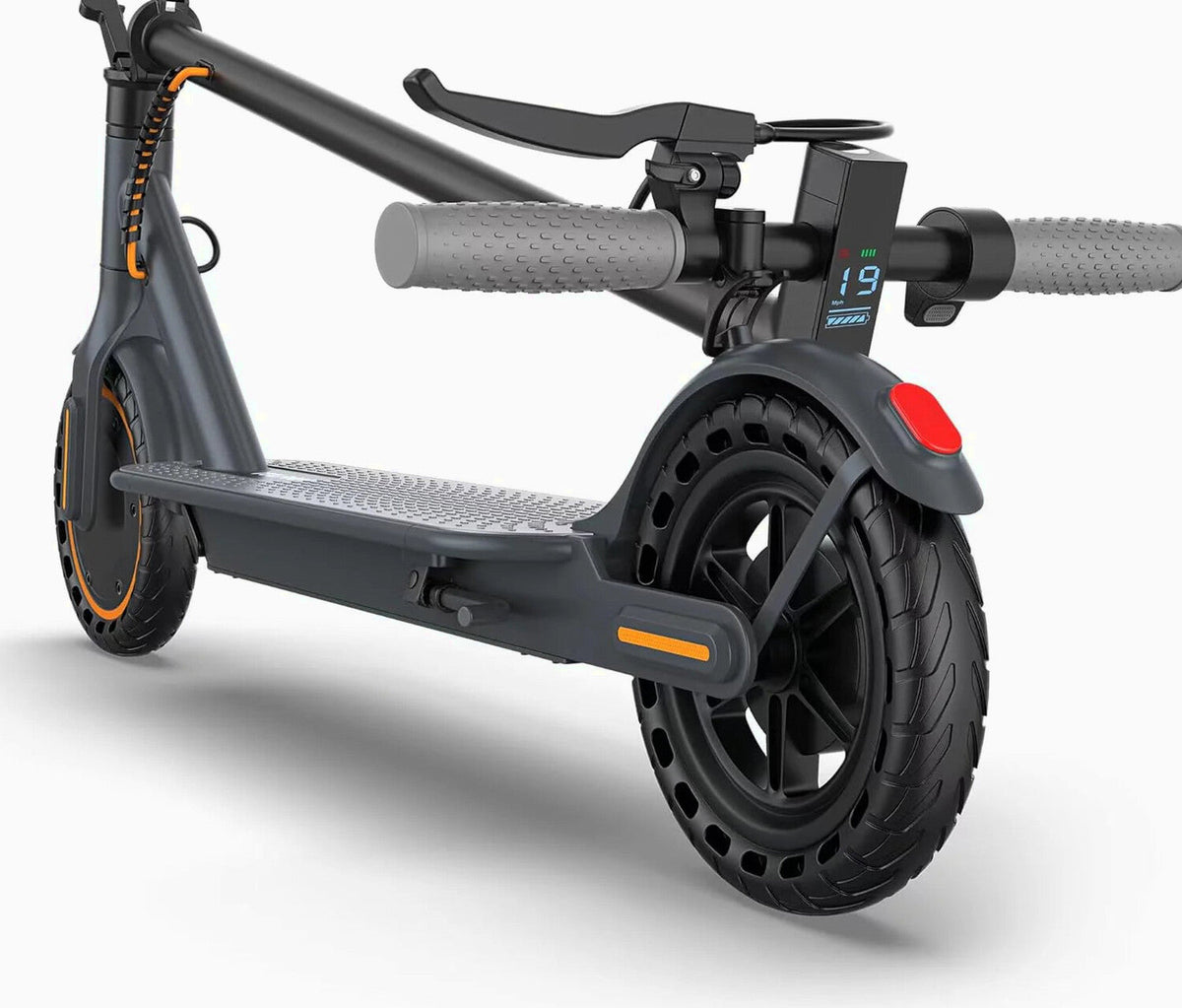 Electric Scooter 10 Inch Solid Tires, 500W, Dual Suspension