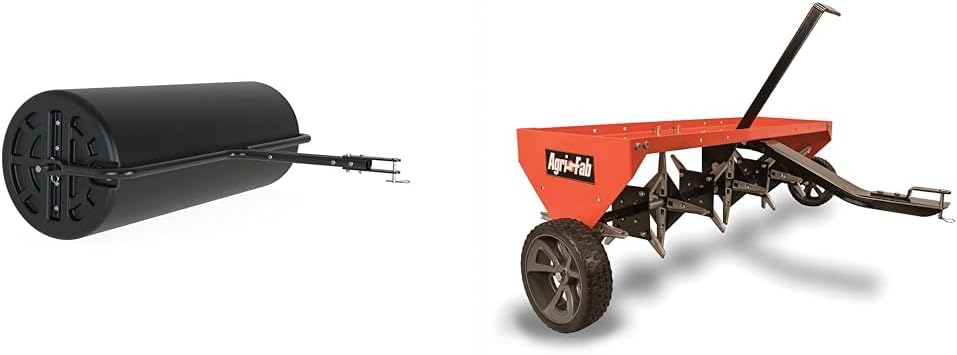 Agri-Fab Tow-Behind Poly Lawn Roller, 18 in x 48 in, 550 lb Water Capacity - 45-0604