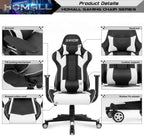 PU Leather Ergonomic Gaming Chair - High Back