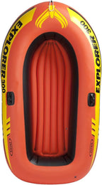 Intex 2-Person Inflatable Boat, 73in L x 37in W, Orange PVC - Explorer 300 Set