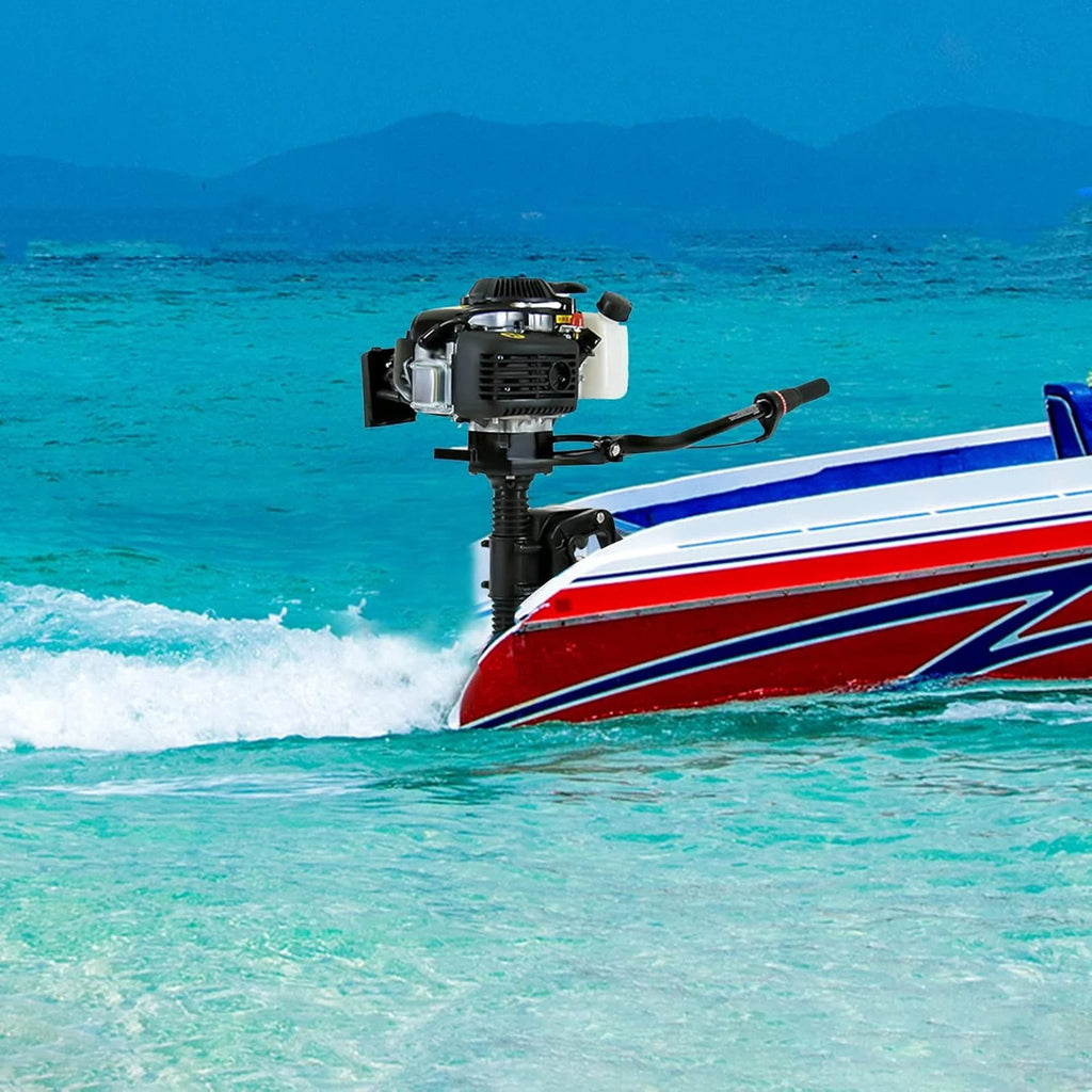 4 Stroke 4HP 55CC Outboard Motor With Wind Cooling CDI System