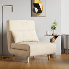 3-in-1 Convertible Sleeper Chair Bed With Adjustable Backrest