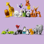 LEGO DUPLO Wild Animals Of The World Building Toy Set, 142 Pieces - 10975