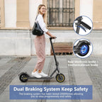 NAVIC Adult Electric Scooter With Seat, 49 Miles, 750W Peak, 1080WH - T1