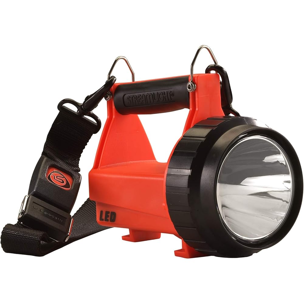Streamlight Fire Vulcan 180-Lumen LED Flashlight With AC/DC Charger, Orange - 44450
