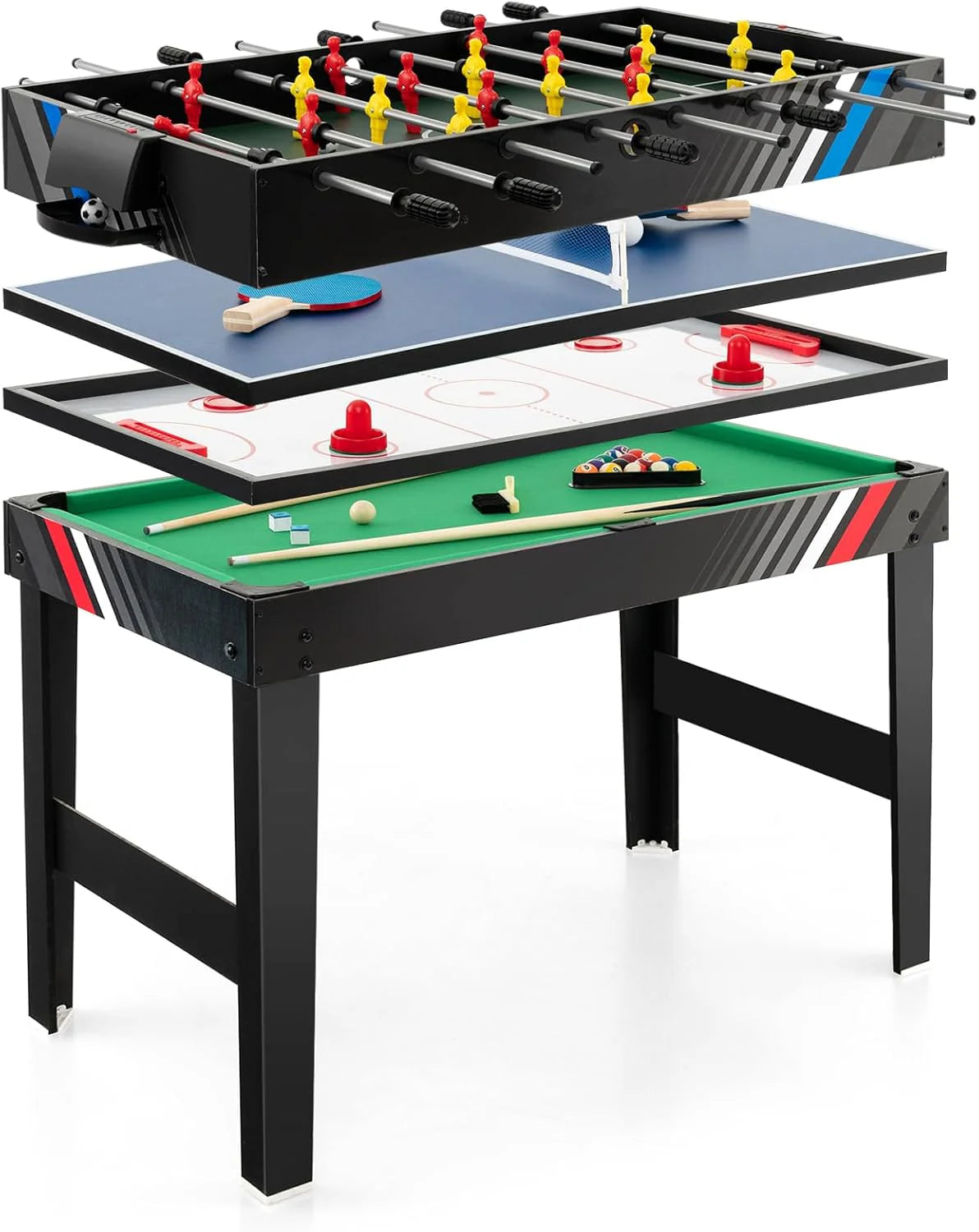 4-In-1 Game Table, 125 Cm X 97 Cm X 83 Cm