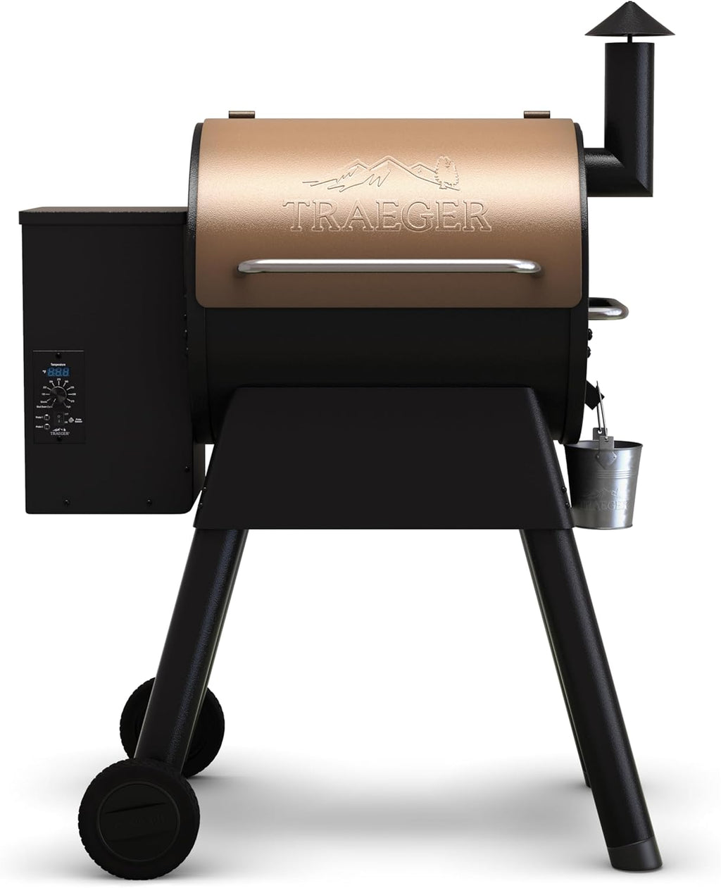 Traeger Grills Pro 22 Wood Pellet Grill And Smoker, 572 Sq. In., 18lb Hopper, Bronze