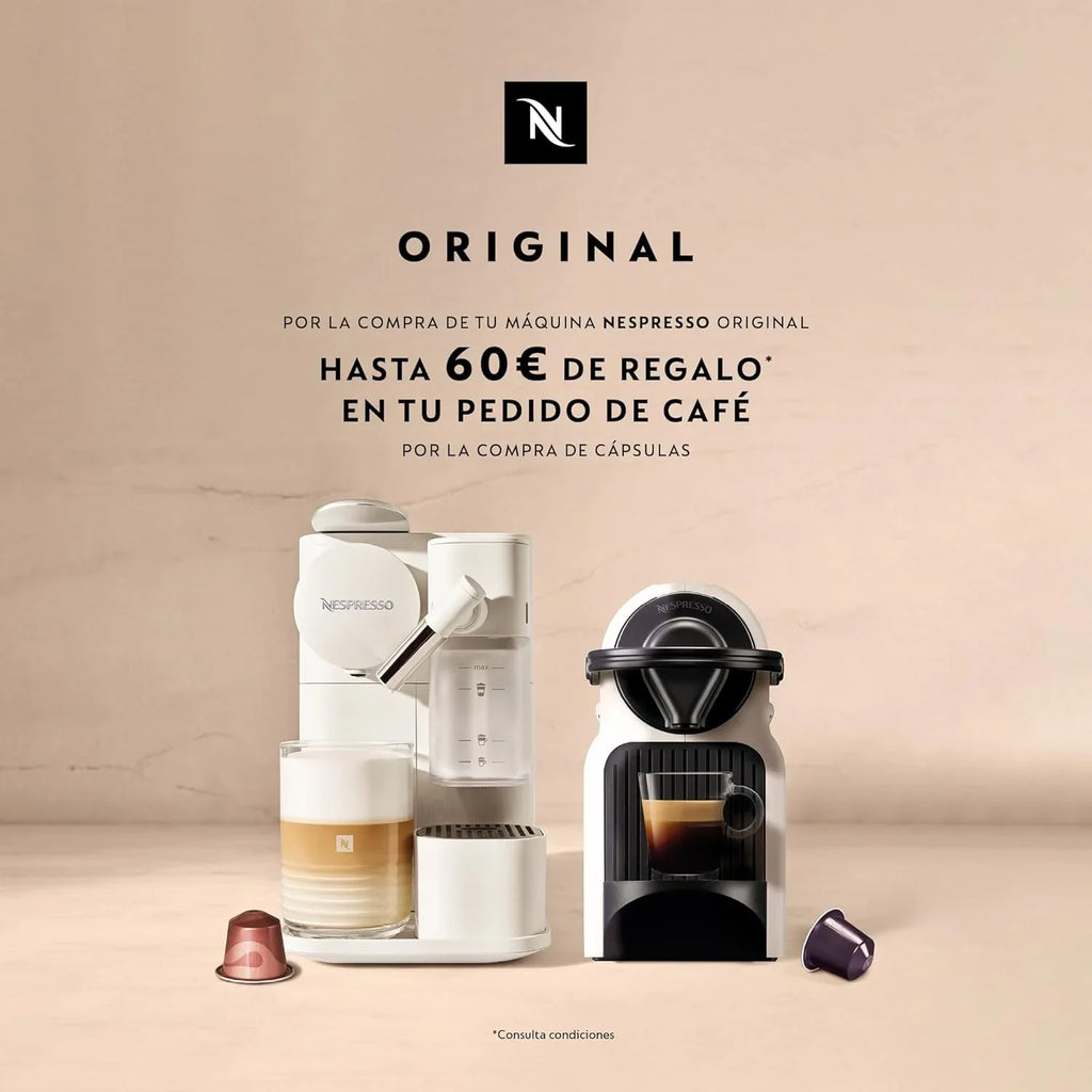 Nespresso De'Longhi Inissia Capsule Coffee Machine 19 Bar, Black - EN80.B