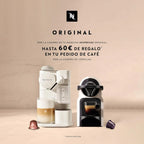 Nespresso De'Longhi Inissia Capsule Coffee Machine 19 Bar, Black - EN80.B