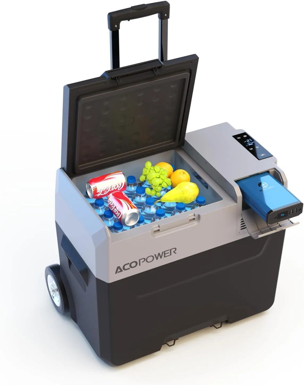 Portable 32 Qt 12V Car Refrigerator Freezer With App Control - PX50
