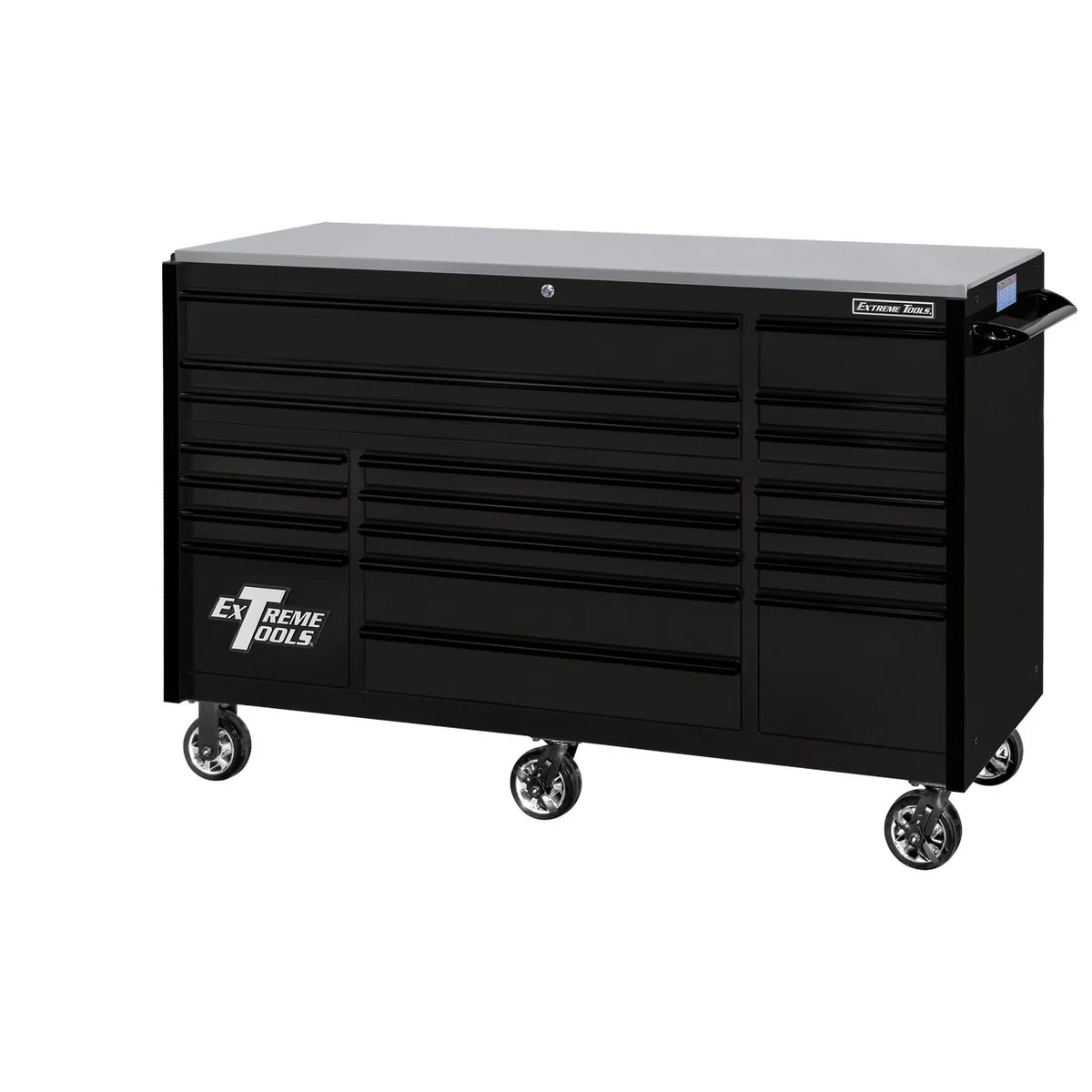 Extreme Tools 72-in x 30-in 19-Drawer Roller Cabinet With 250 lb Drawer Slides - RX723019RC-250