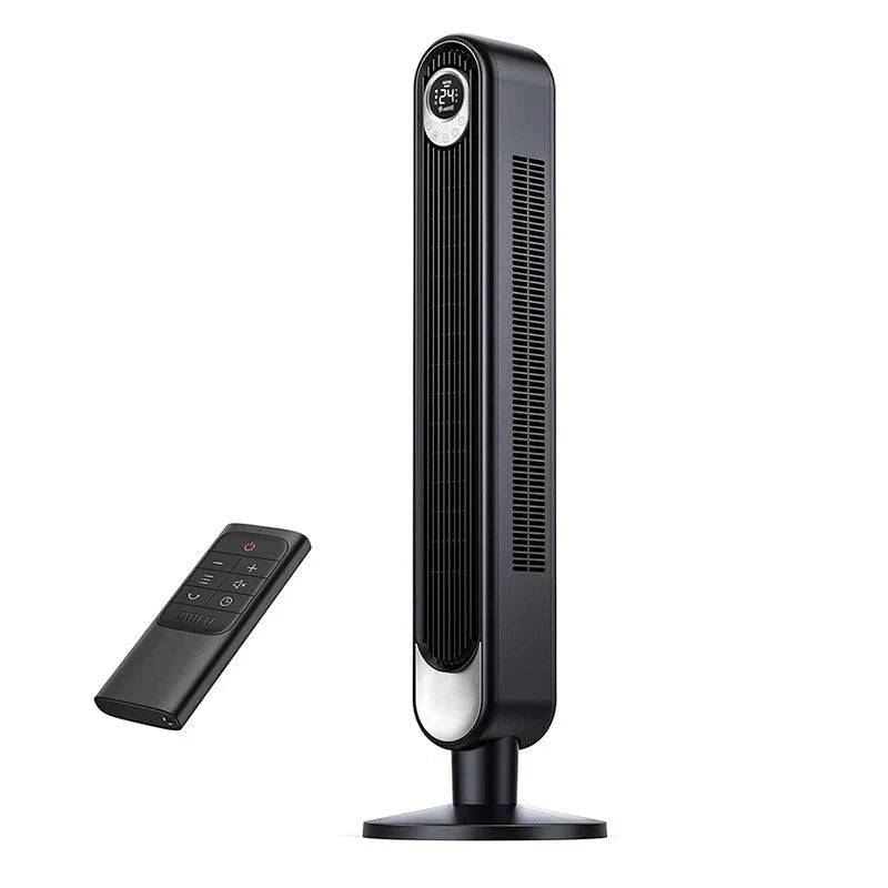 Bladeless Tower Fan With Remote, 106cm, 6 Speeds