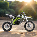 MOTOTEC Gas-Powered Dirt Bike 125CC 4-Stroke Green - X3 95731462