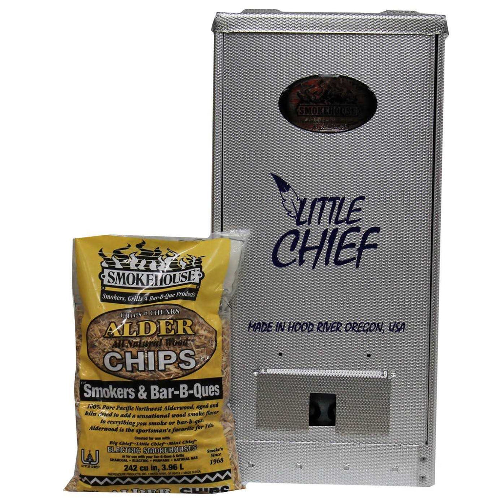 Smokehouse Little Chief Front Load Electric Smoker, 250-Watt, 4 Grills