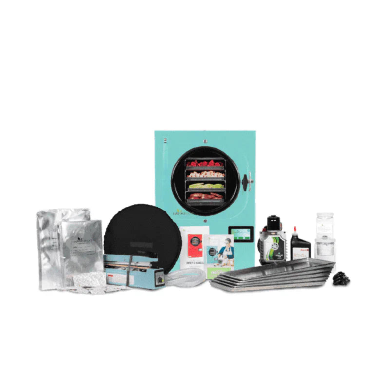 Medium Freeze Dryer With Mylar Starter Kit, Stainless Steel, 6L Capacity, -46F