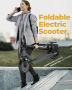 Roinside Electric Scooter, 8.5 in Solid Tires, 350W Motor, Up To 19 MPH, 21-23 Miles - UP12 Plus
