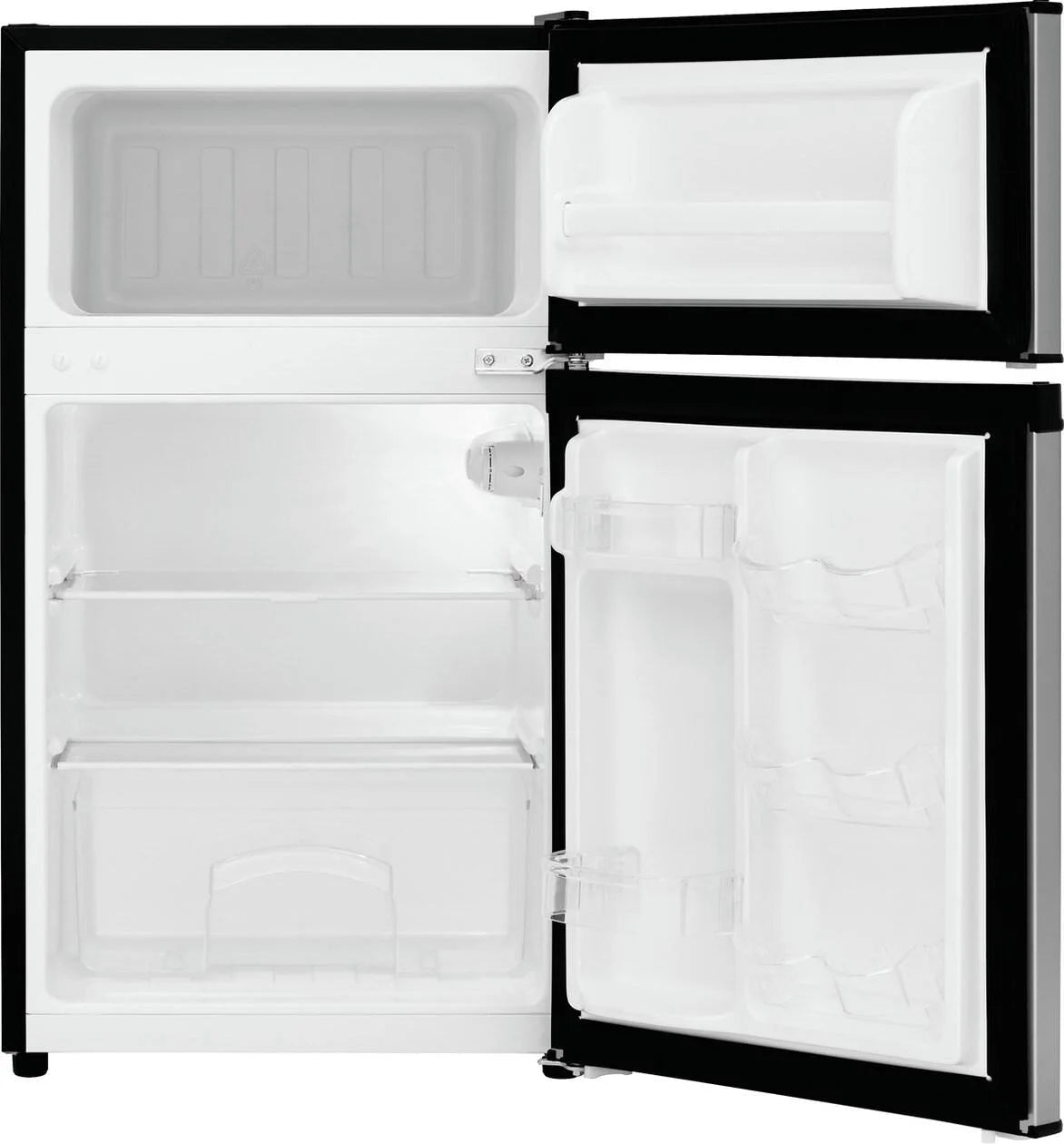 Frigidaire Compact Refrigerator, Stainless Steel, 3.1 Cu Ft