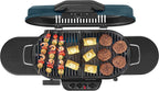 Portable Stand-Up Propane Grill, Black, 3 Burners - 285