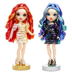 Rainbow High Twin Fashion Dolls, Laurel & Holly De'Vious, 2-Pack - Special Edition