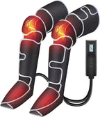 Comfier Air Compression Leg Massager With Heat, 19 Inches Calf / 27 Inches Thigh
