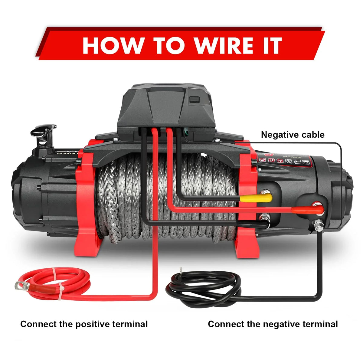 Electric Towing Winch 13500 lb Load Capacity