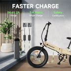 isinwheel Electric Bike Adult 500W 20 MPH 45+ Mile Range 20 inch Folding - U5-W