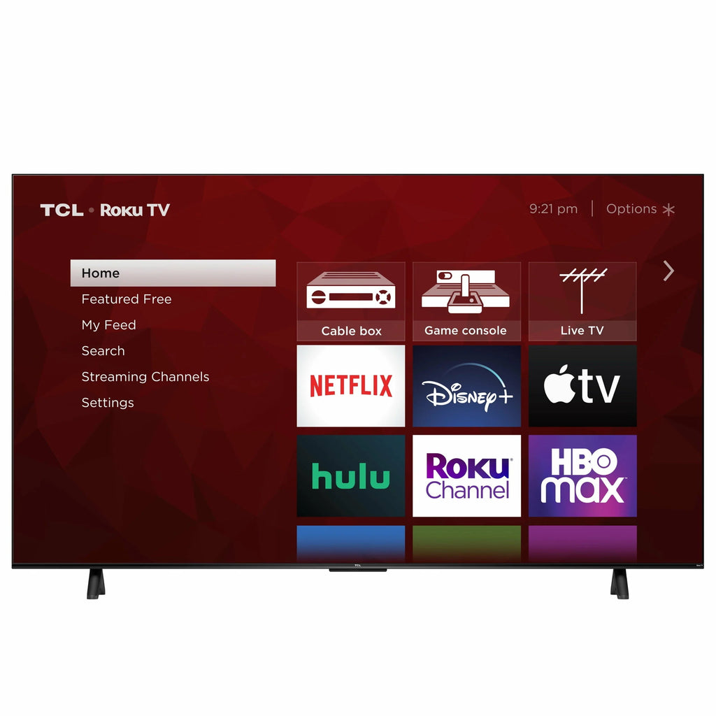 TCL 75 inch 4-Series 4K UHD HDR Roku Smart TV With Voice Control And AirPlay