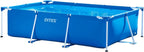 Intex Small Frame Rectangular Pool 260 X 160 X 65 Cm, 2.282 Litros With 300 X 200 Cm Cover - 28271Np/28038