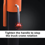 GRIPWAY Folding Truck-Mounted Crane With 110V Electric Hoist, 1100lb Capacity - 1100LB+110V Hoist