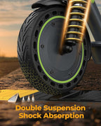 Roinside Electric Scooter, 8.5 in Solid Tires, 350W Motor, Up To 19 MPH, 21-23 Miles - UP12 Plus
