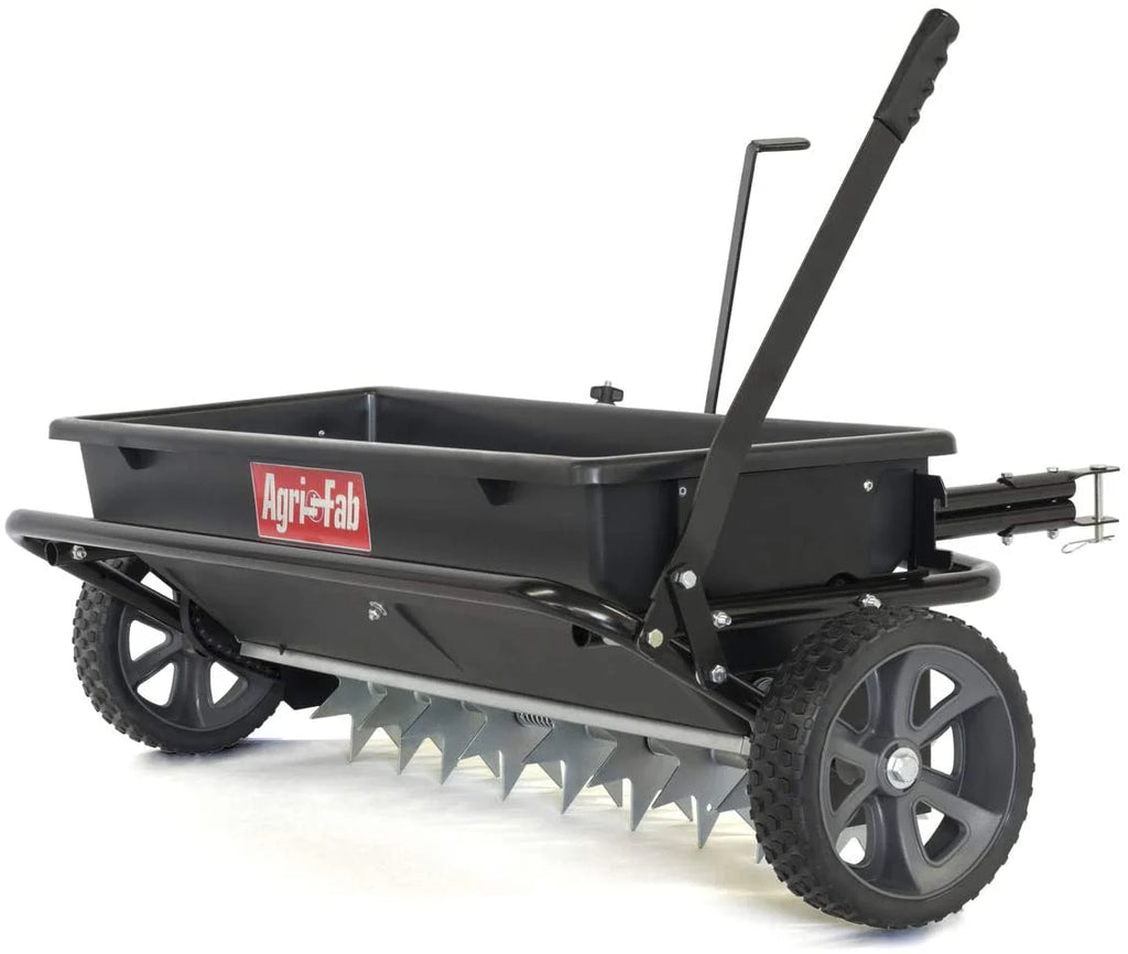 Tow-Behind Lawn & Garden Spiker, Seeder And Drop Spreader - 32 Working Width