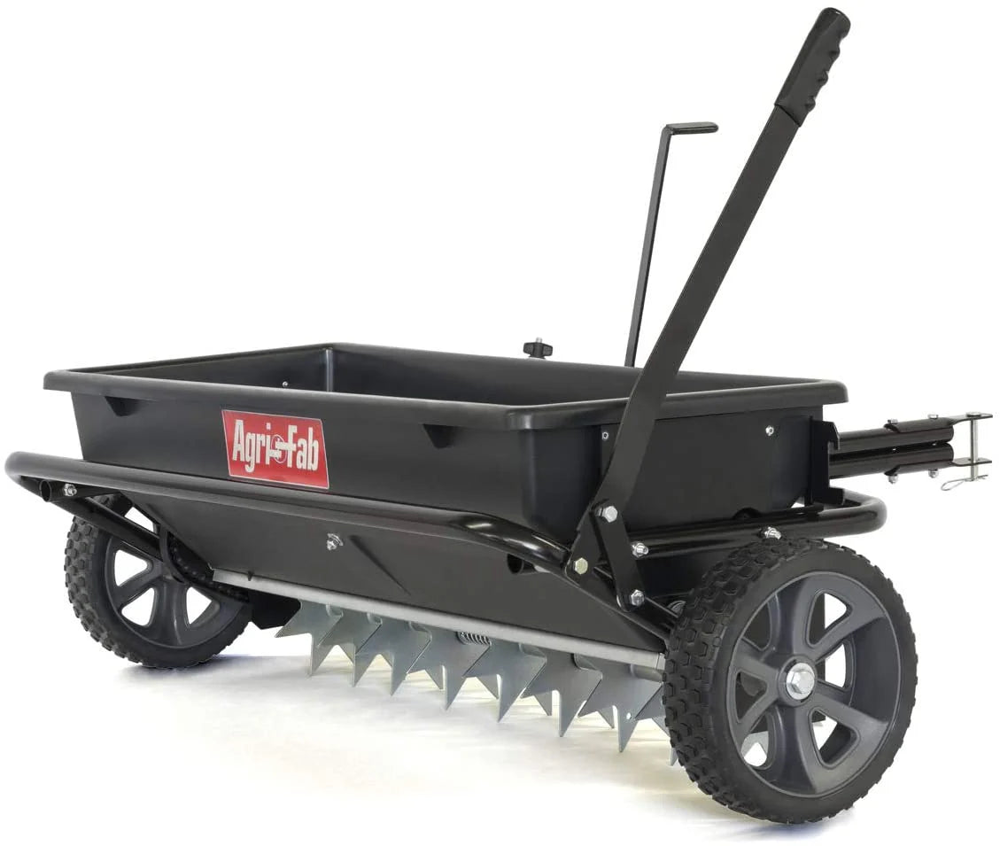 Tow-Behind Lawn & Garden Spiker, Seeder And Drop Spreader - 32 Working Width