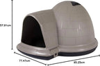 XL All-Weather Igloo Dog House for 90-125 Lb. Dogs