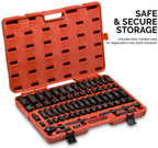 1/2 in Drive Master Impact Socket Set, 65 Piece - 02448A