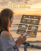 Roinside Electric Scooter, 8.5 in Solid Tires, 350W Motor, Up To 19 MPH, 21-23 Miles - UP12 Plus