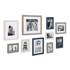 10-Piece Wood Gallery Wall Picture Frame Set - 11 x 14 in