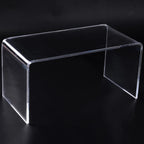 Clear Acrylic Waterfall Coffee Table, 32 inch x 16 inch x 16 inch, 20mm Thick