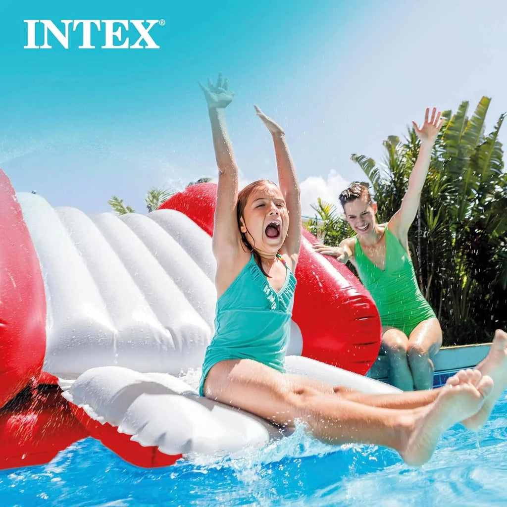 Intex Kool Splash Inflatable Water Slide With Built-In Sprayers, 131 x 81 x 46 inches
