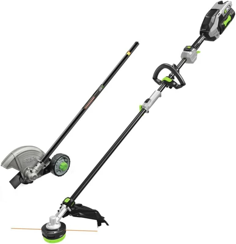 EGO POWER+ 56-Volt Multi-Head Carbon Fiber String Trimmer And Edger Combo Kit, 16-Inch/8-Inch, 4.0Ah Battery - PH1420 STA1600 EA0820