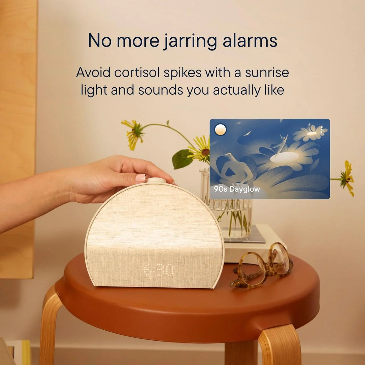Sunrise Alarm Clock With White Noise Mode, 18.36 x 3.81 x 6.09 cm - Restore 2 / Restore 3