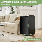 Mini Refrigerator With Internal Freezer, 3.2 Cu. Ft, Black, 17.5 x 17.7 x 31.5 in