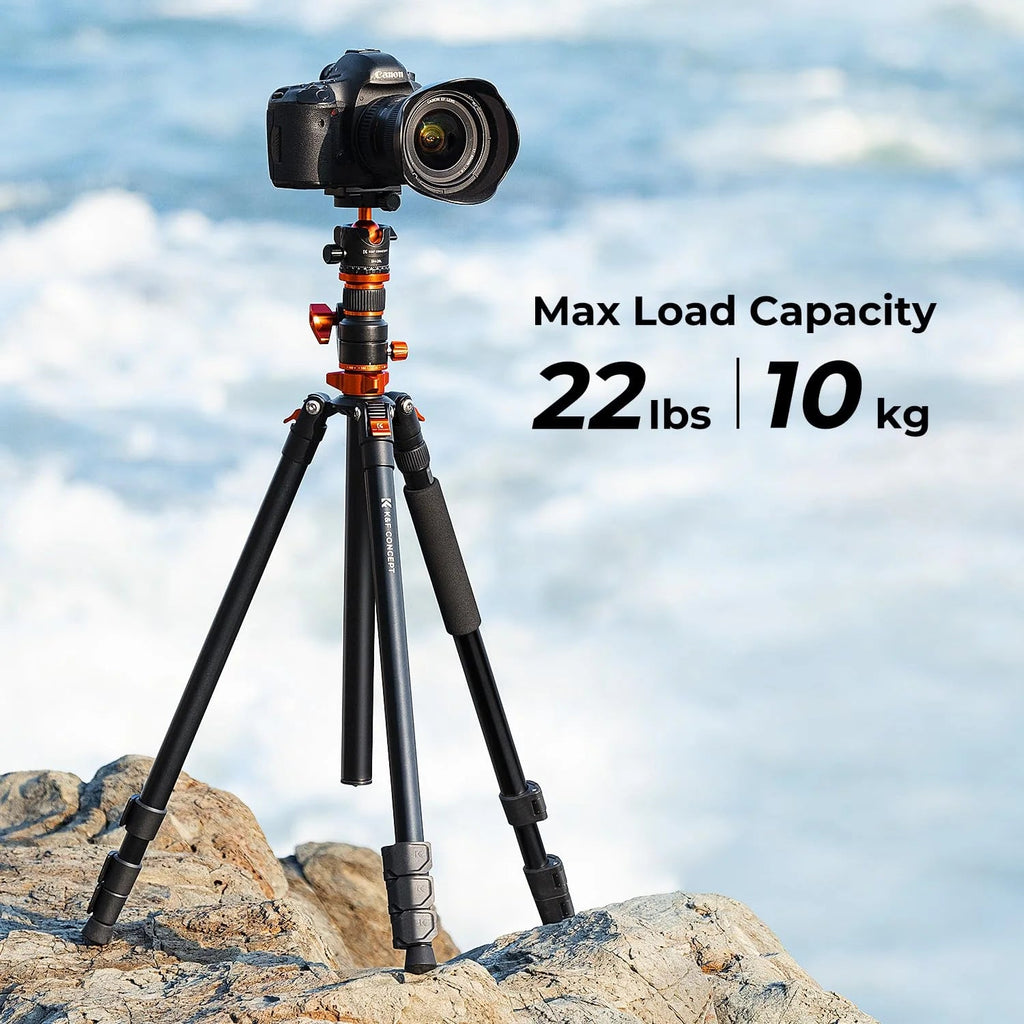 90 Inch Ultra High Camera Tripod With Metal Ball Head, Heavy Duty Photography Stand