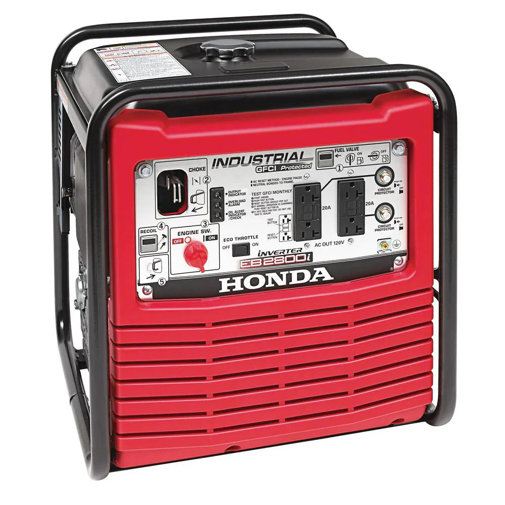 Honda 2,800-Watt Gasoline Portable Industrial Inverter Generator - EB2800i