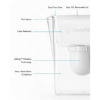 Clearly Filtered Water Filter Pitcher With Affinity Filtration