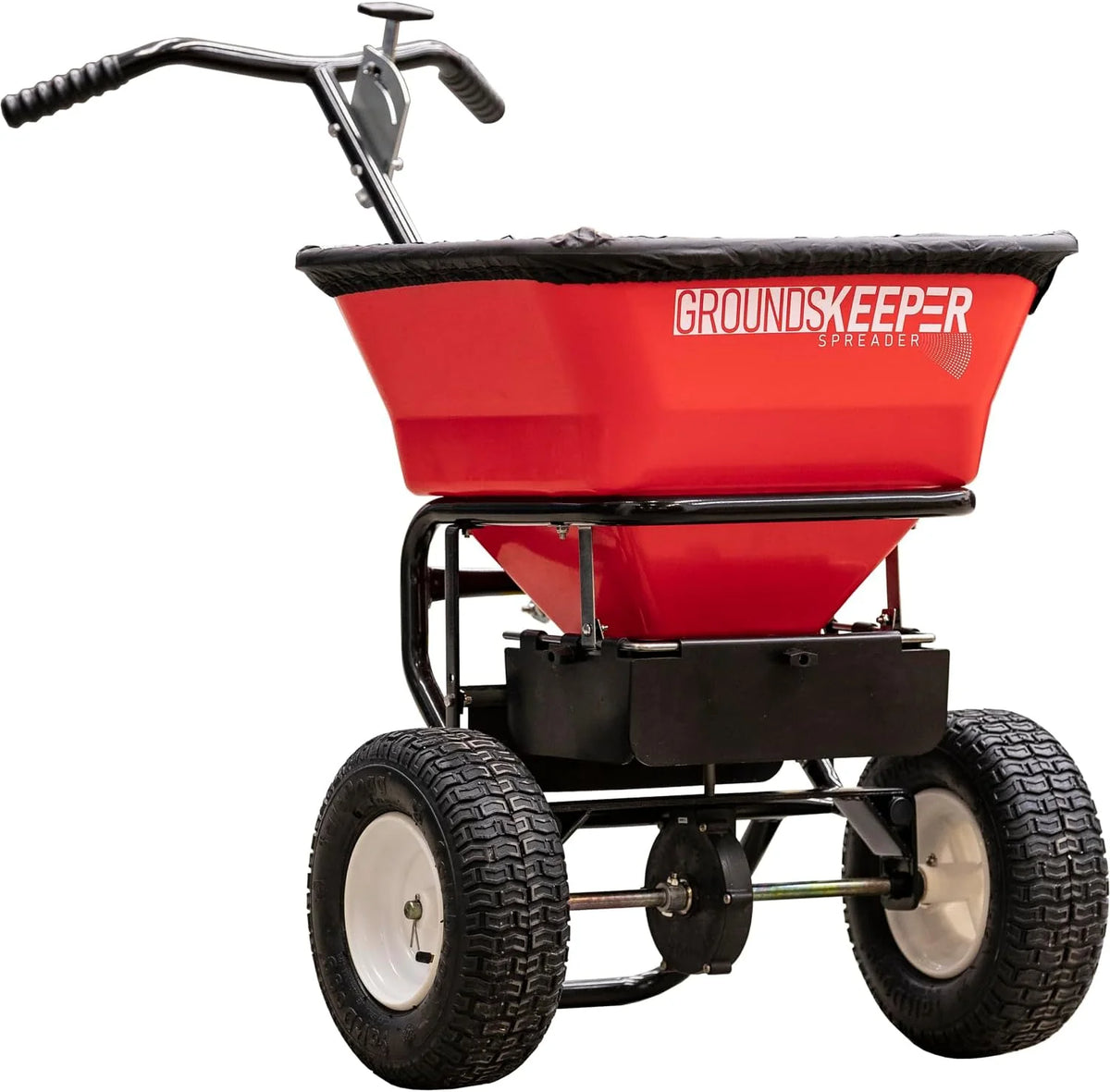 Buyers Products Company Walk-Behind Push Spreader, 100 Pound Capacity - 3039632R