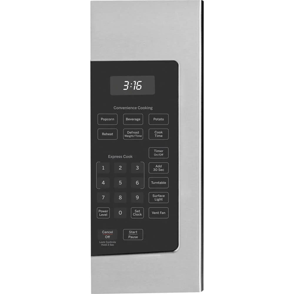 GE Over-the-Range Microwave Oven, Stainless Steel, 1.6 Cu. Ft., 16 1/8 H x 29 7/8 W x 15 9/16 D
