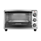 BLACK+DECKER 6-Slice Toaster Oven, Black - TO1950SBD
