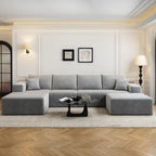 Settab Modular Sectional Sofa, 2 Seater Left-Facing Chaise, Black, 68.9 inch D x 107.5 inch W x 36.3 inch H