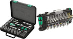 8100 SB 2 Zyklop 3/8 Inch Metric Ratchet Set, 43 Piece - 05003594001