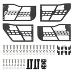 Off-Road Safari Tubular Half Doors Compatible With 2018-2023 Wrangler JL 4 Door - Set Of 4
